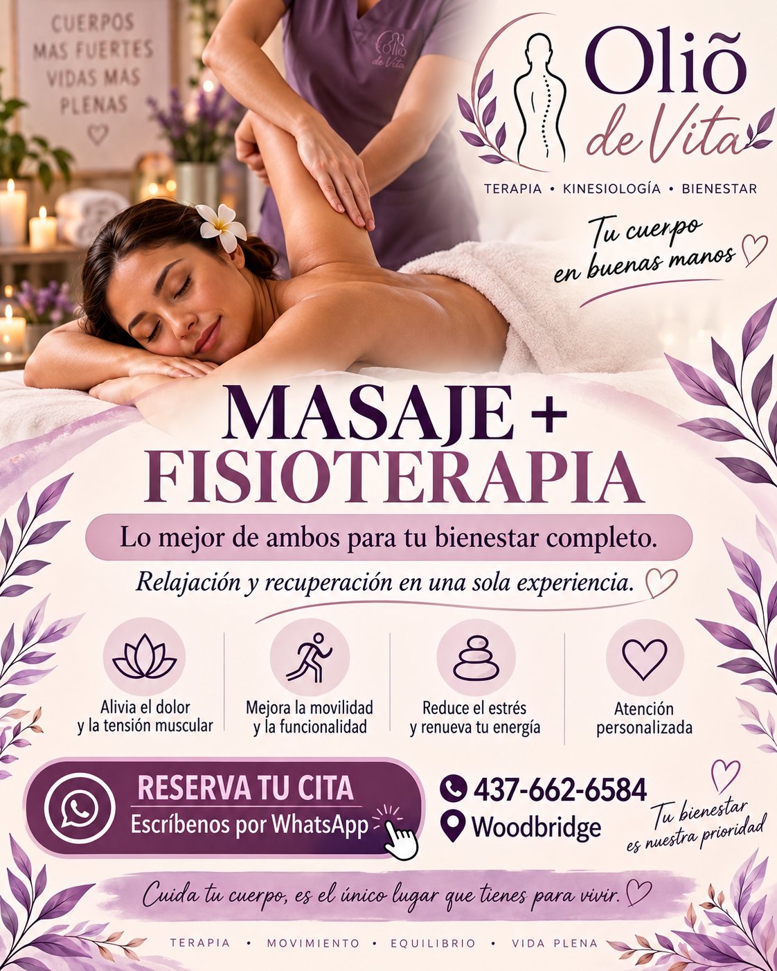 Masaje más fisioterapia completo